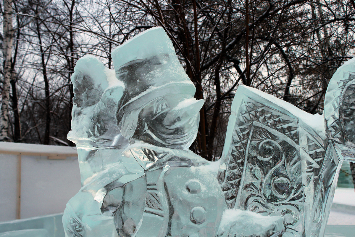 Ледяные скульптуры в Томске