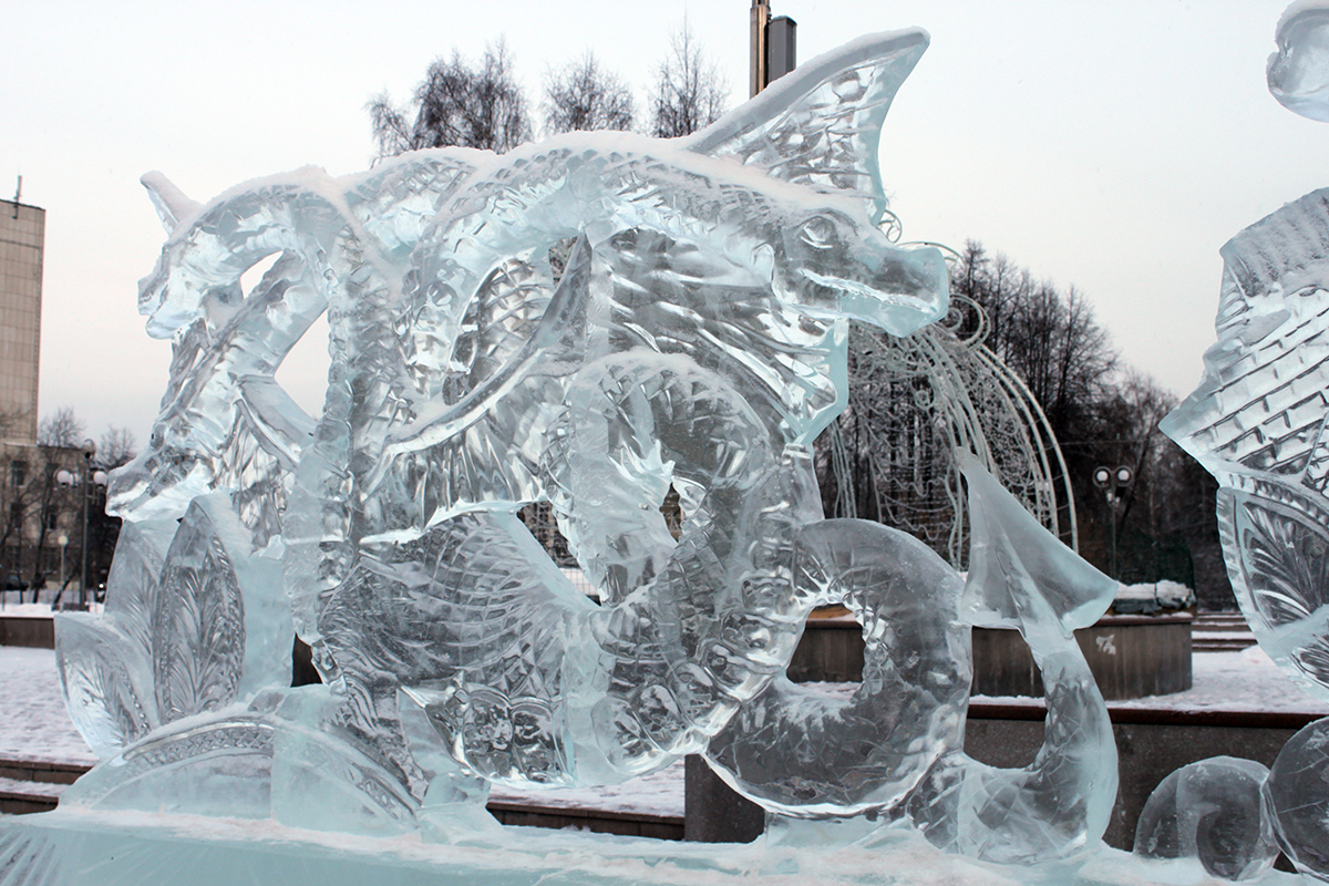 Ледяной Змей Горыныч в Томске