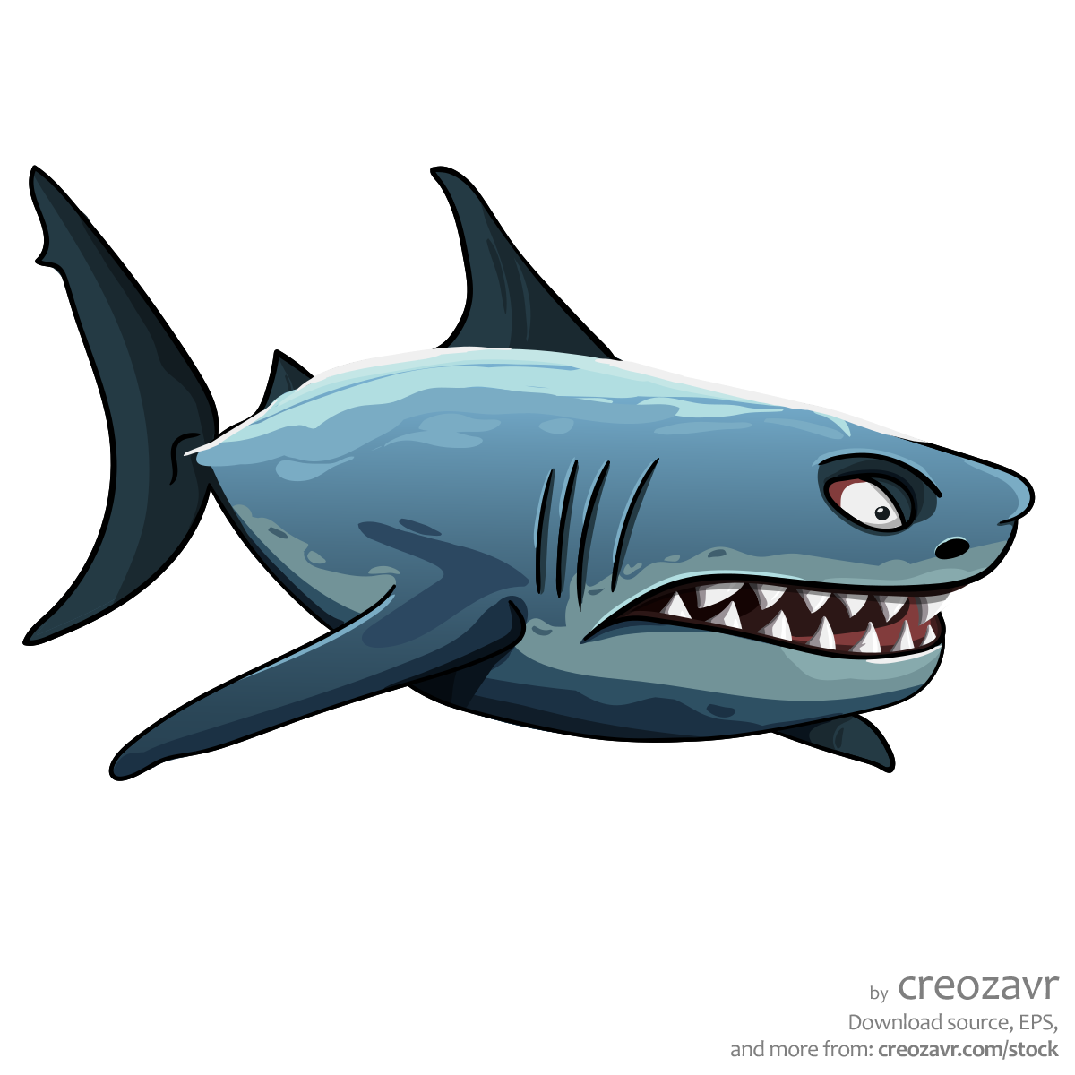 Векторная акула