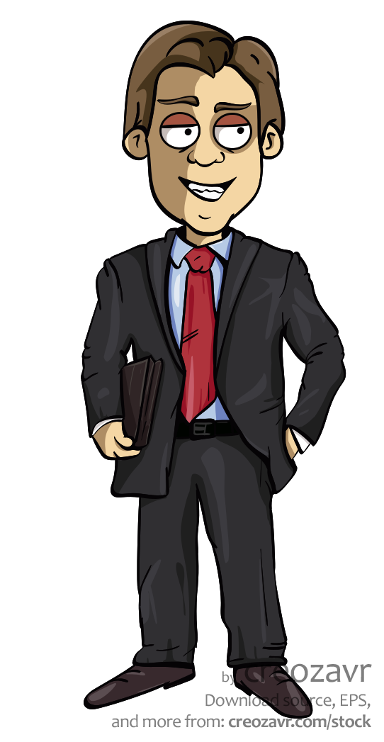 Businessman in a business suit