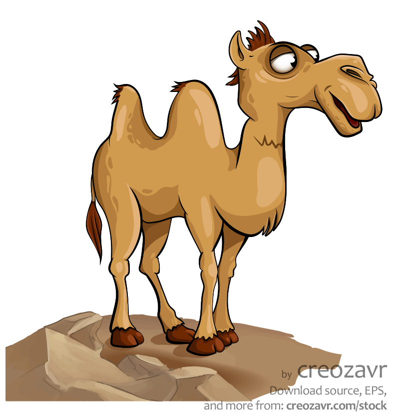 Мультяшный верблюд