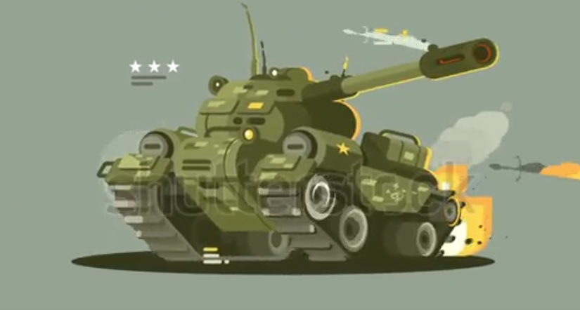 Анимация танка