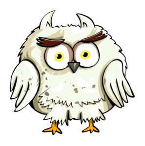 Cartoon vector animated OWL