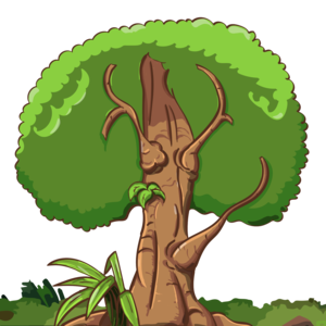 Oak tree vector clipart