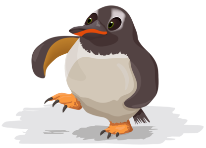 Мультяшный пингвин